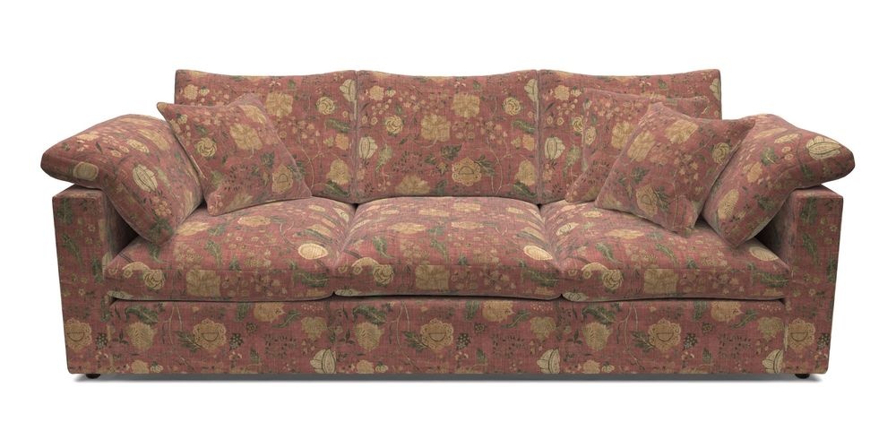 4 Seater Straight Arm Sofa