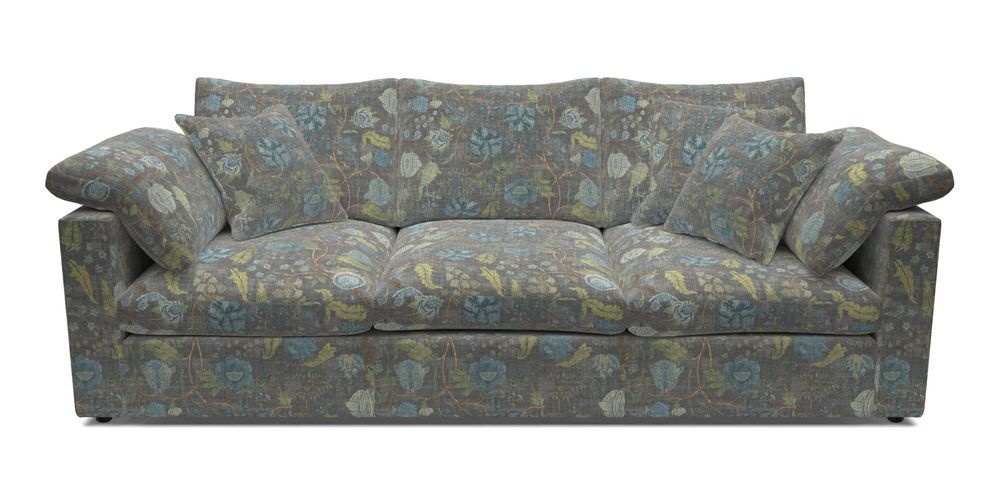 4 Seater Straight Arm Sofa