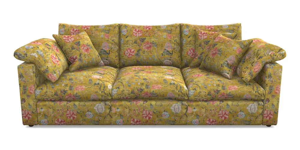 4 Seater Straight Arm Sofa