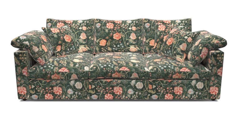 4 Seater Straight Arm Sofa