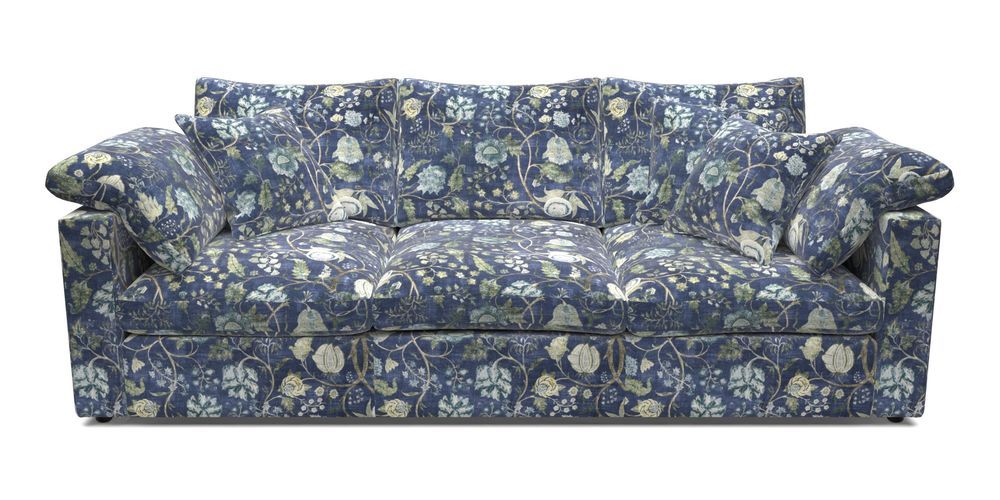 4 Seater Straight Arm Sofa