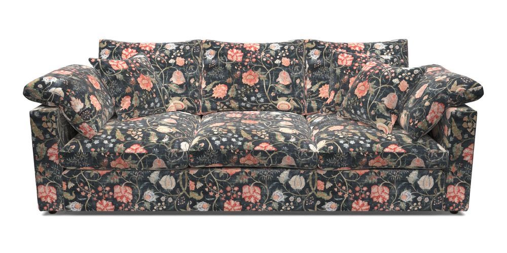 4 Seater Straight Arm Sofa