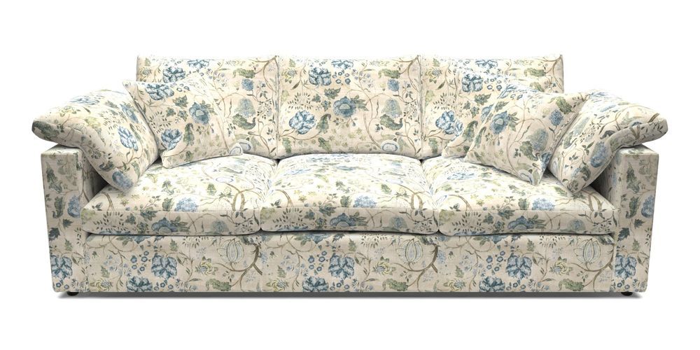 4 Seater Straight Arm Sofa