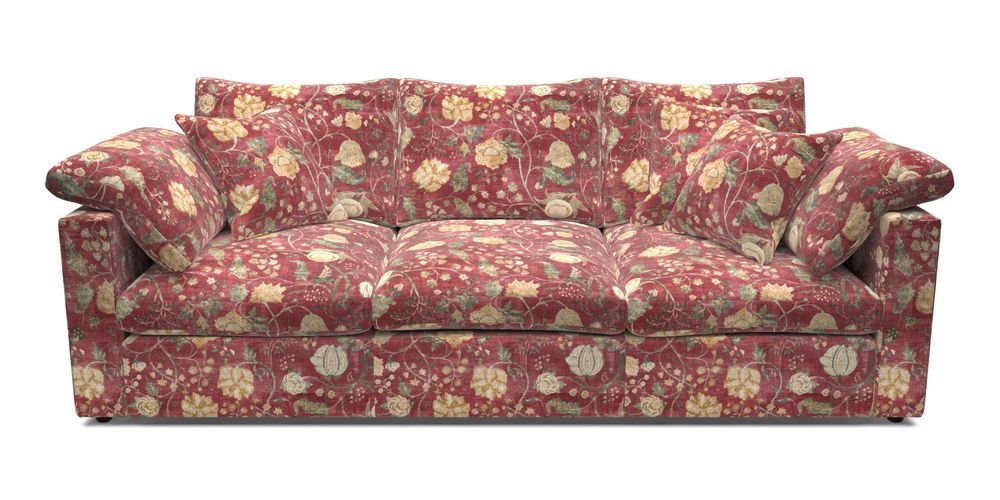 4 Seater Straight Arm Sofa