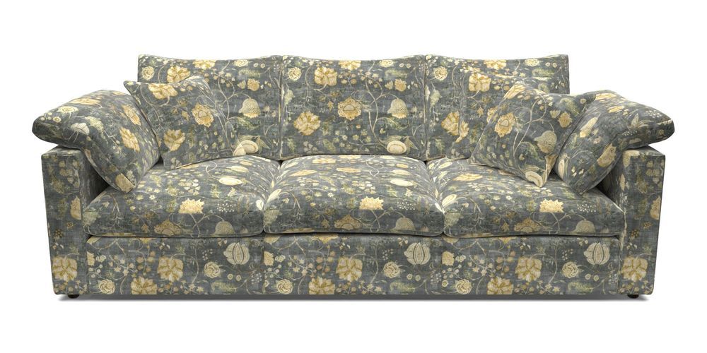 4 Seater Straight Arm Sofa