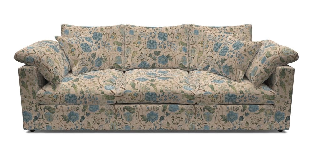 4 Seater Straight Arm Sofa