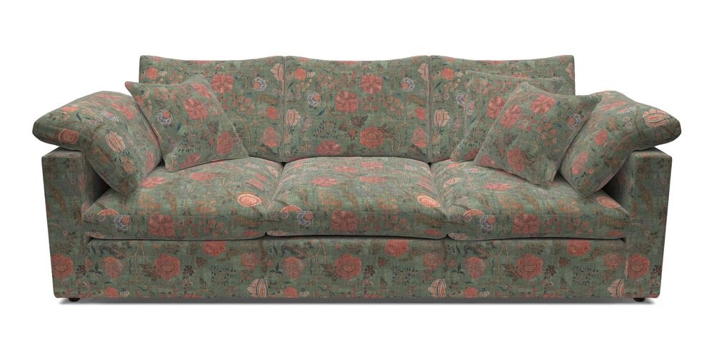 4 Seater Straight Arm Sofa