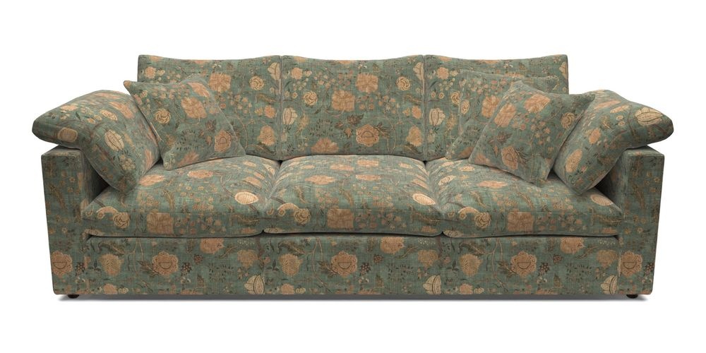 4 Seater Straight Arm Sofa