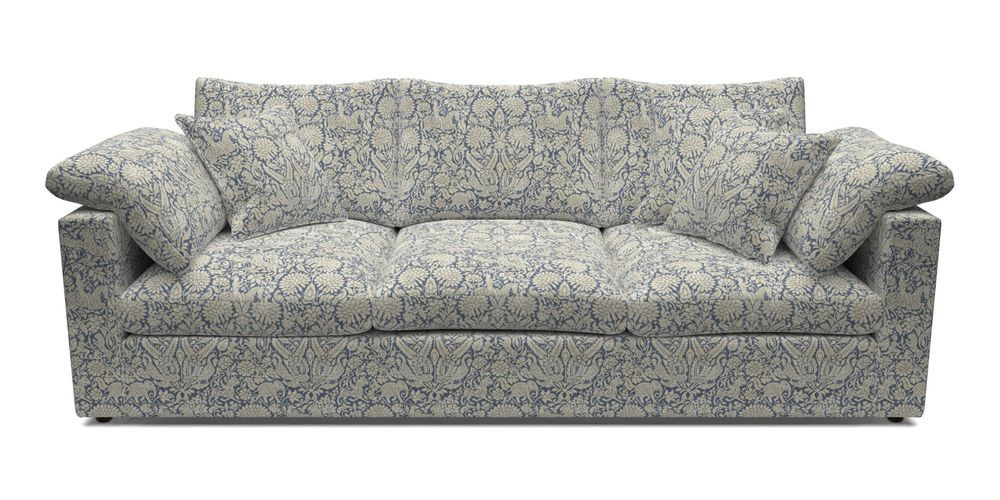 4 Seater Straight Arm Sofa