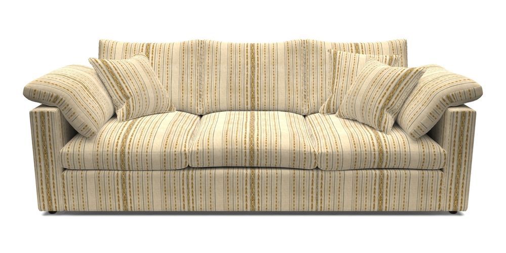 4 Seater Straight Arm Sofa