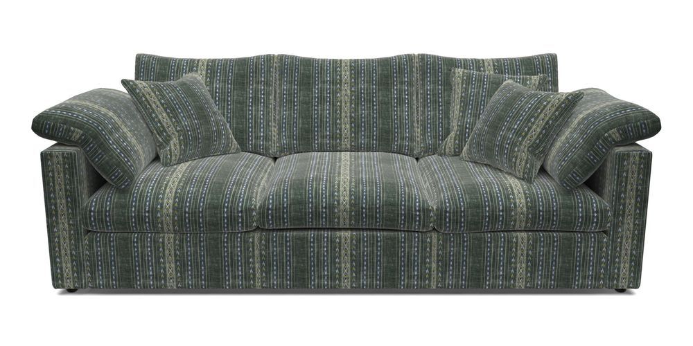 4 Seater Straight Arm Sofa