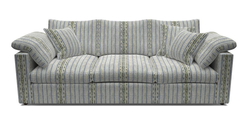4 Seater Straight Arm Sofa