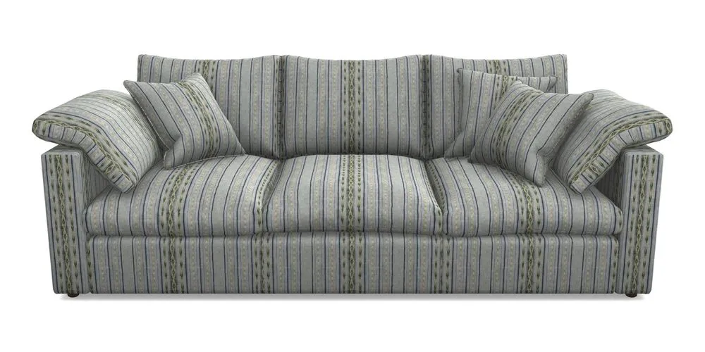 4 Seater Straight Arm Sofa