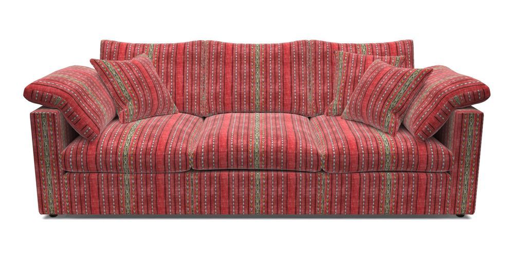 4 Seater Straight Arm Sofa