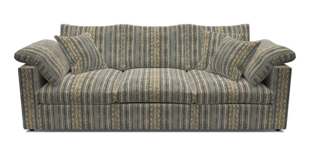 4 Seater Straight Arm Sofa