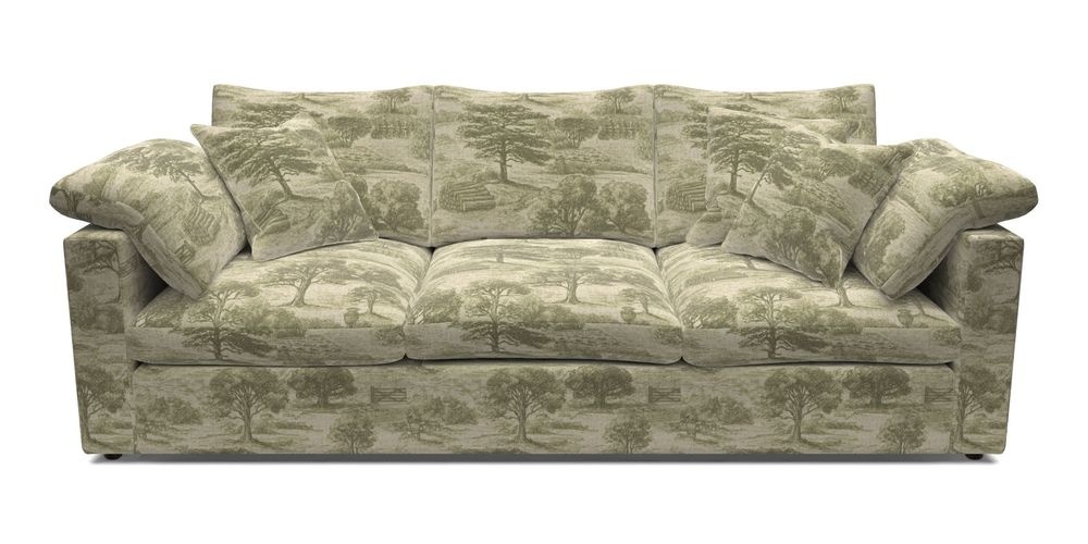 4 Seater Straight Arm Sofa