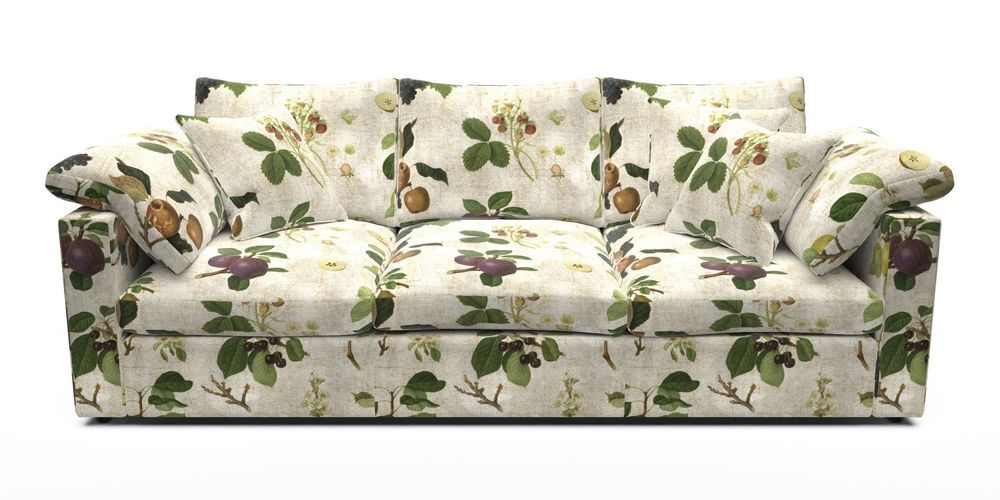 4 Seater Straight Arm Sofa