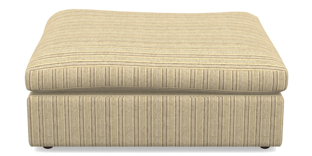 Product photograph of Big Softie Straight Arm Footstool In Cloth 22 Weaves - North Cascades - Jade from Sofas and Stuff Limited