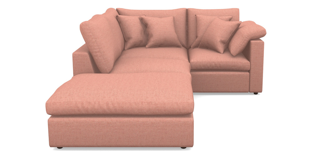 Product photograph of Big Softie Straight Arm Straight Arm Small Corner Group Rhf In Basket Weave - Peony from Sofas and Stuff Limited