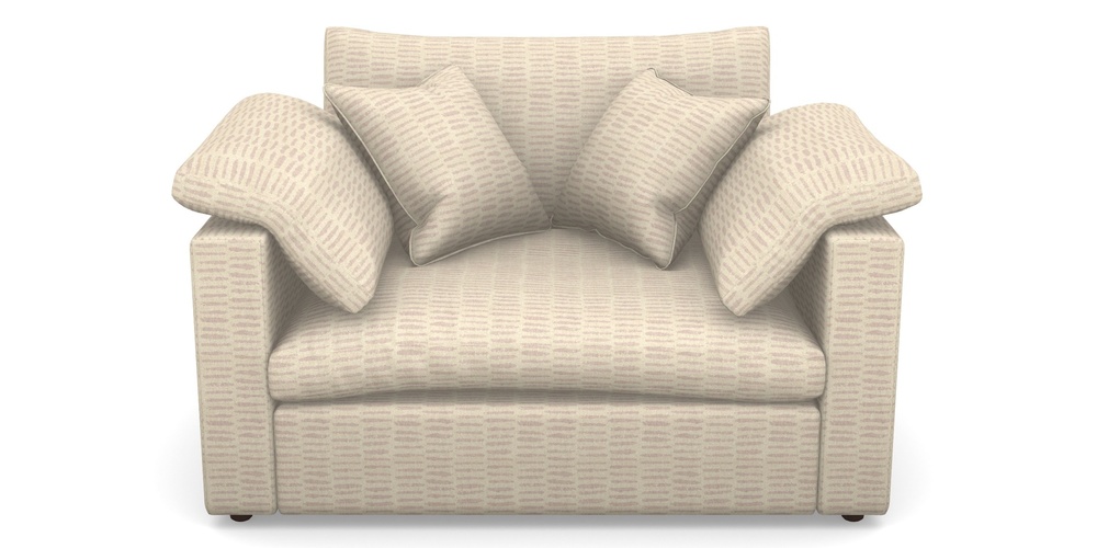 Product photograph of Big Softie Straight Arm Straight Arm Snuggler In Cloth 18 - Daub - Rose from Sofas and Stuff Limited