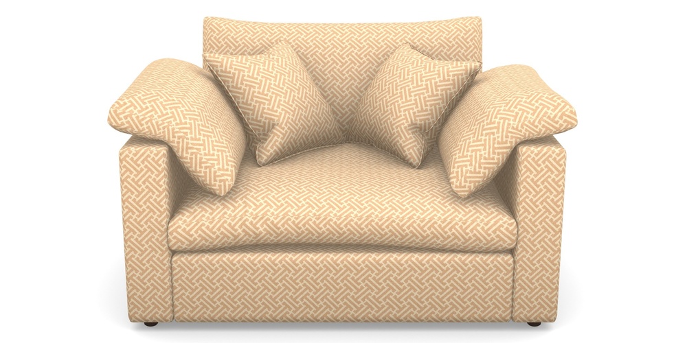 Product photograph of Big Softie Straight Arm Straight Arm Snuggler In Cloth 18 - Key - Fudge from Sofas and Stuff Limited