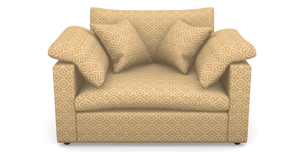 Product photograph of Big Softie Straight Arm Straight Arm Snuggler In Cloth 18 - Tile - Fudge from Sofas and Stuff Limited