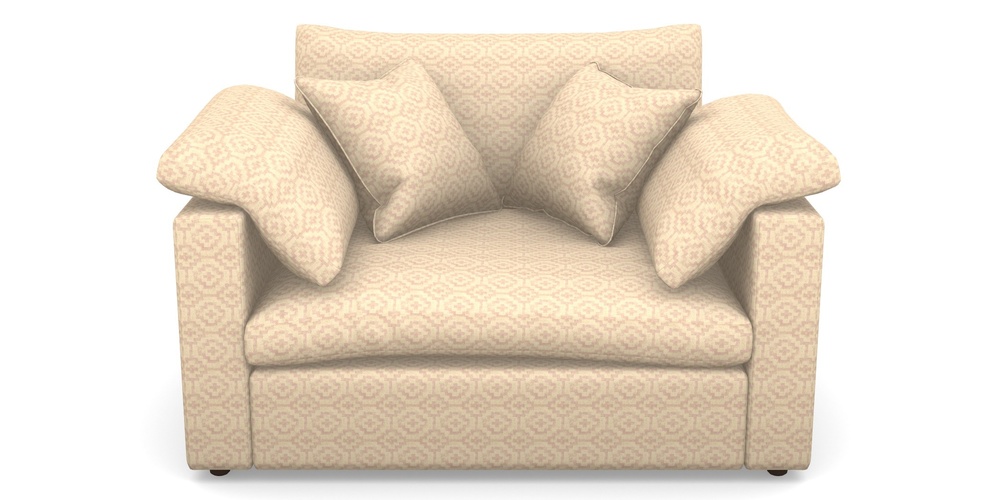 Product photograph of Big Softie Straight Arm Straight Arm Snuggler In Cloth 18 - Tile - Rose from Sofas and Stuff Limited