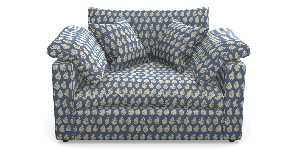 Product photograph of Big Softie Straight Arm Straight Arm Snuggler In Cloth 21 - Oak Leaf - Bilberry from Sofas and Stuff Limited