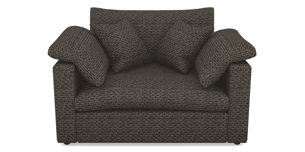 Product photograph of Big Softie Straight Arm Straight Arm Snuggler In Cloth 20 - Design 3 - Chestnut Weave from Sofas and Stuff Limited