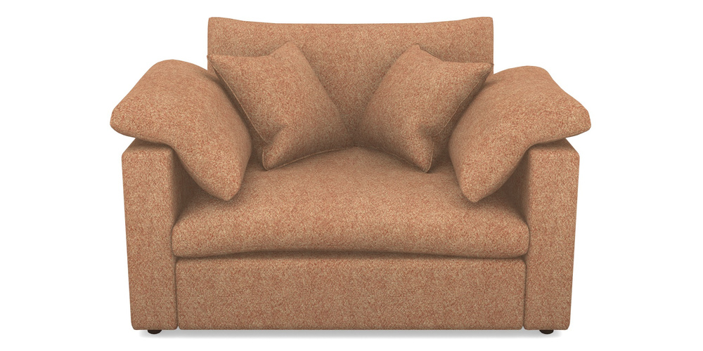 Product photograph of Big Softie Straight Arm Straight Arm Snuggler In Cloth 22 Weaves - Grand Teton - Amber from Sofas and Stuff Limited