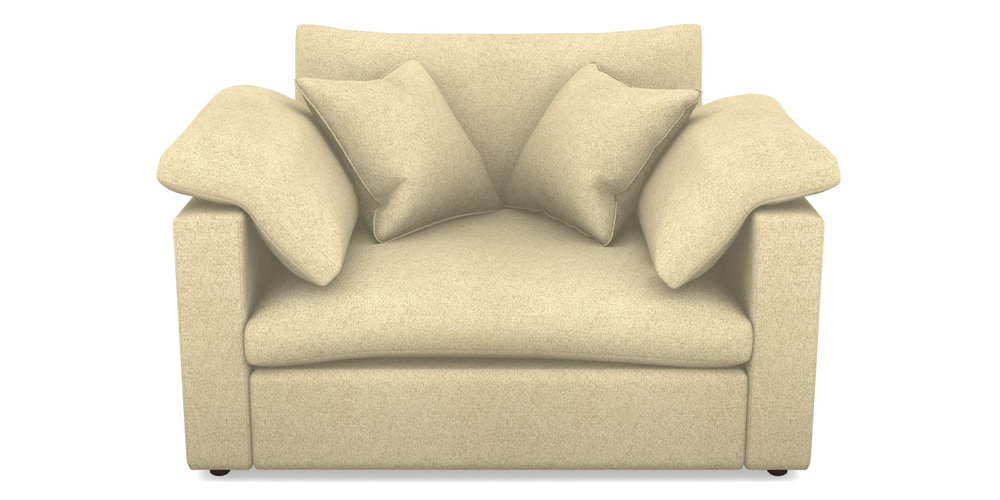 Product photograph of Big Softie Straight Arm Straight Arm Snuggler In Cloth 22 Weaves - Grand Teton - Chalk from Sofas and Stuff Limited