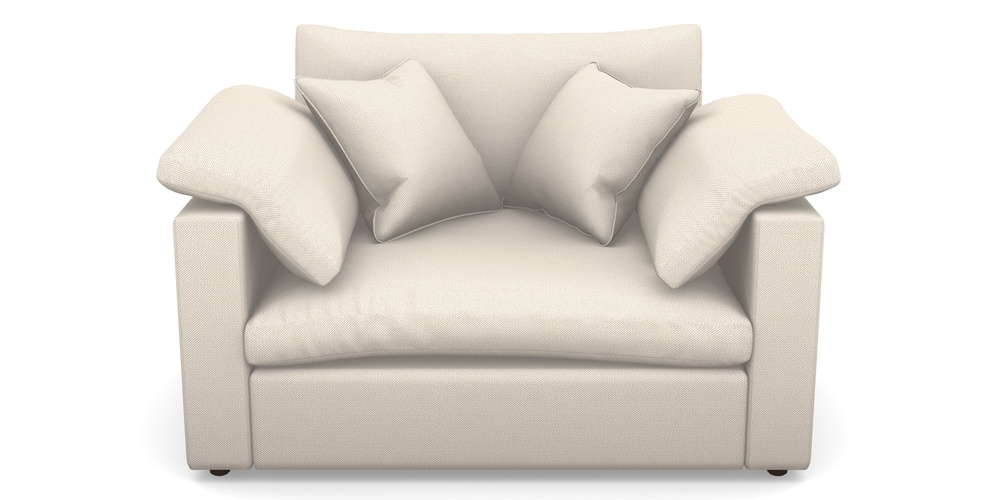 Product photograph of Big Softie Straight Arm Straight Arm Snuggler In Two Tone Plain - Calico from Sofas and Stuff Limited