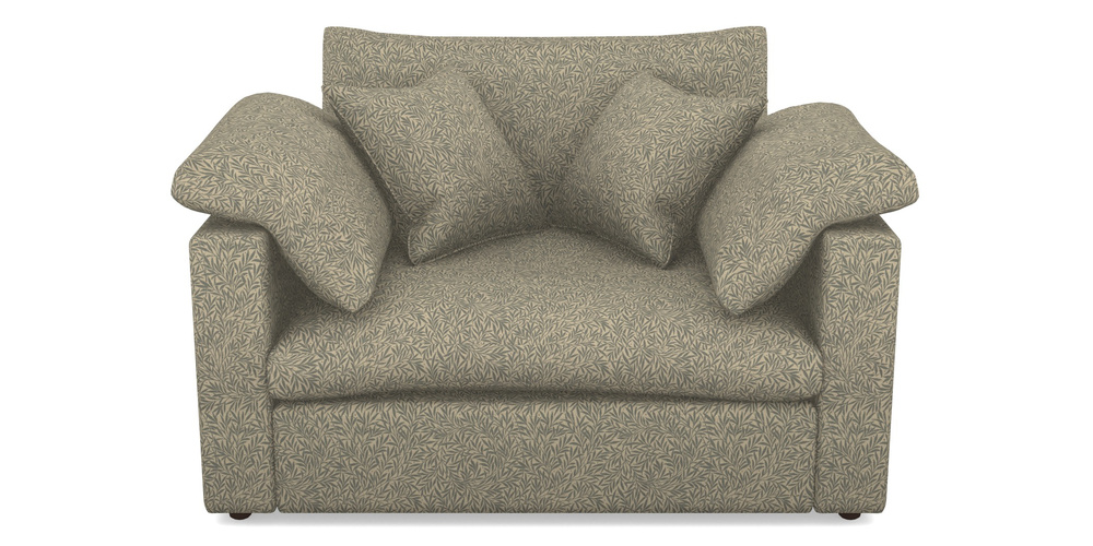 Product photograph of Big Softie Straight Arm Straight Arm Snuggler In V A Drawn From Nature Collection - Willow - Duck Egg from Sofas and Stuff Limited