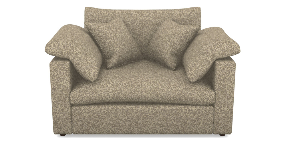 Product photograph of Big Softie Straight Arm Straight Arm Snuggler In V A Drawn From Nature Collection - Willow - Grey from Sofas and Stuff Limited