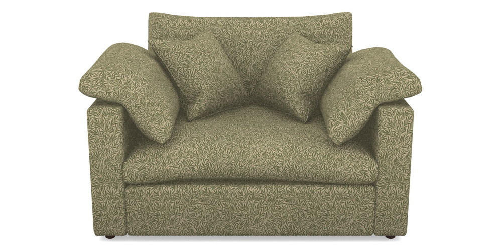 Product photograph of Big Softie Straight Arm Straight Arm Snuggler In V A Drawn From Nature Collection - Willow - Light Green from Sofas and Stuff Limited