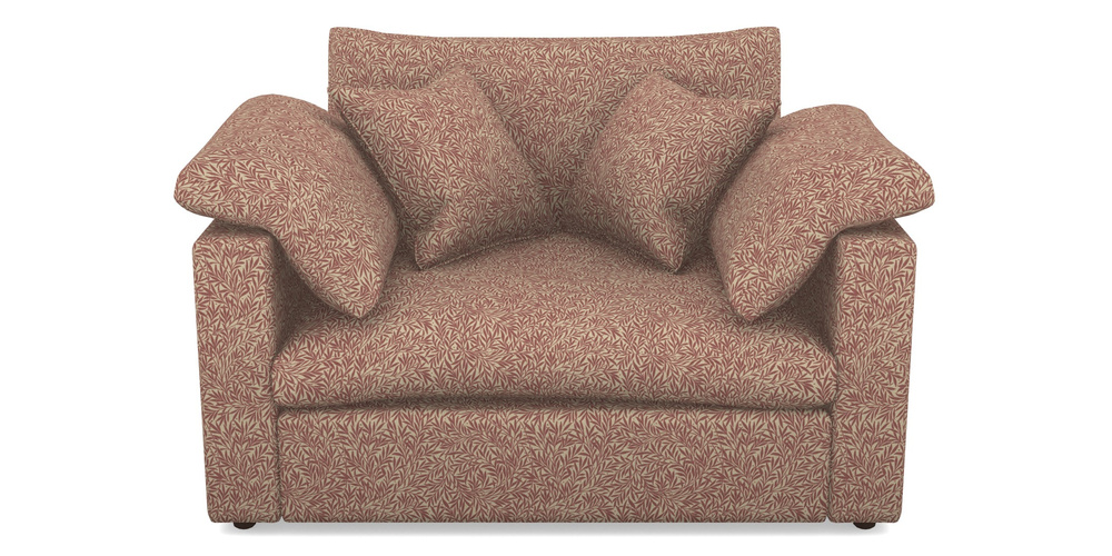 Product photograph of Big Softie Straight Arm Straight Arm Snuggler In V A Drawn From Nature Collection - Willow - Red from Sofas and Stuff Limited