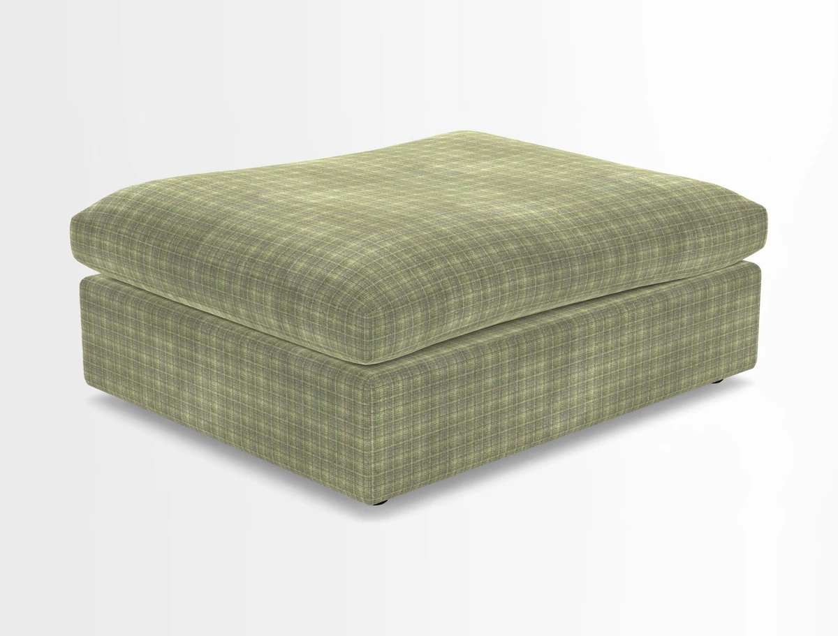 Big Softie Footstool in Two Tone Plain Biscuit