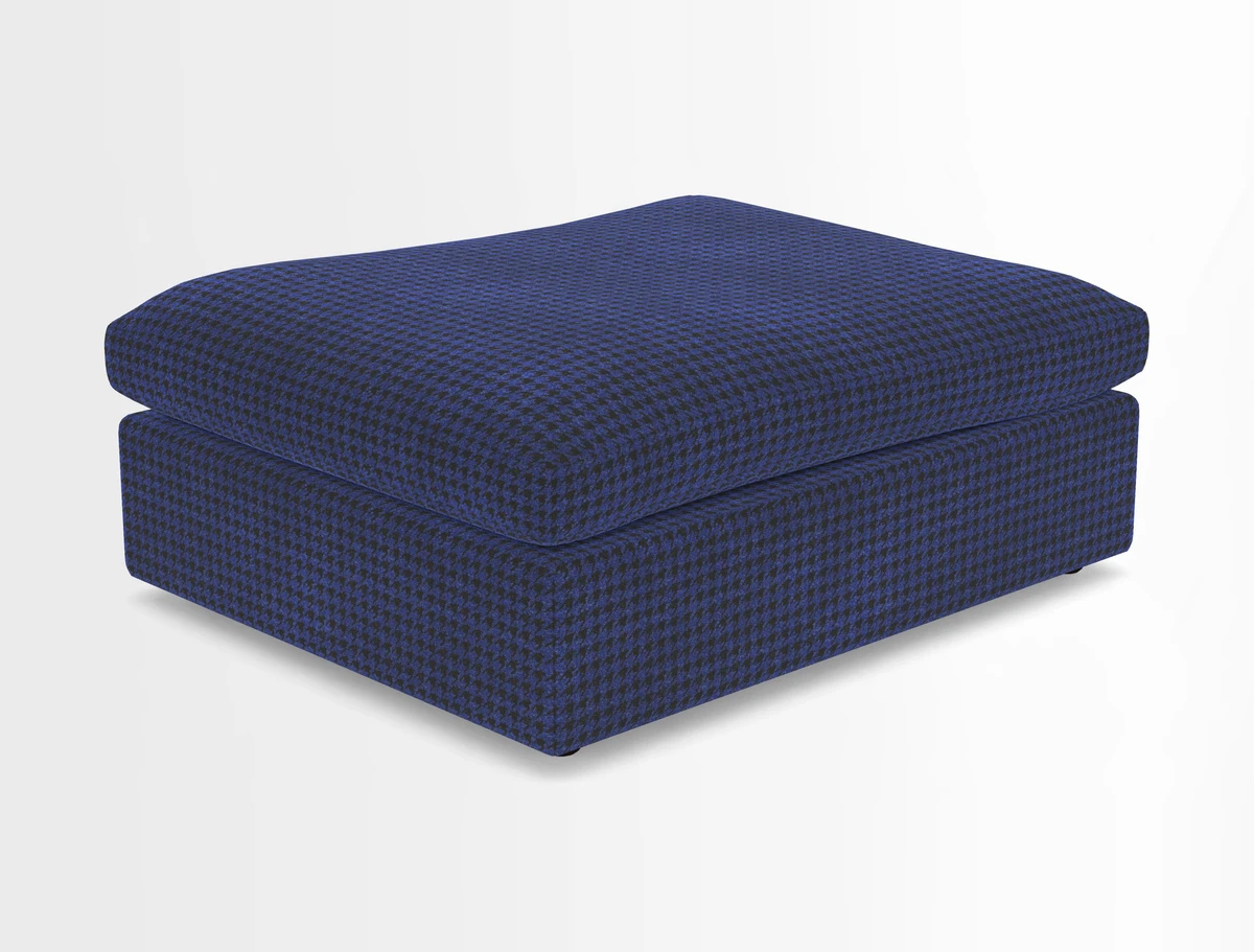 Big Softie Footstool in Two Tone Plain Biscuit