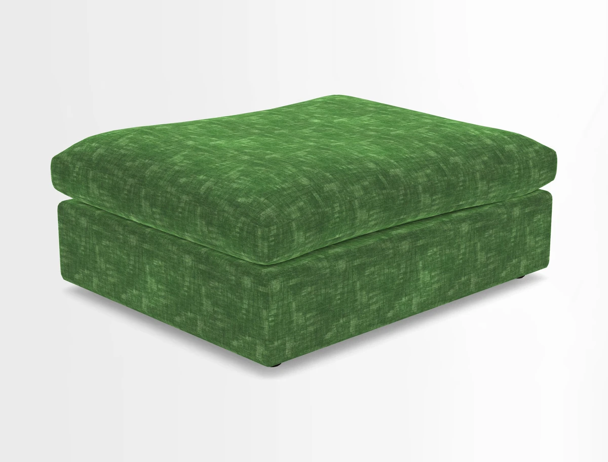Big Softie Footstool in Two Tone Plain Biscuit