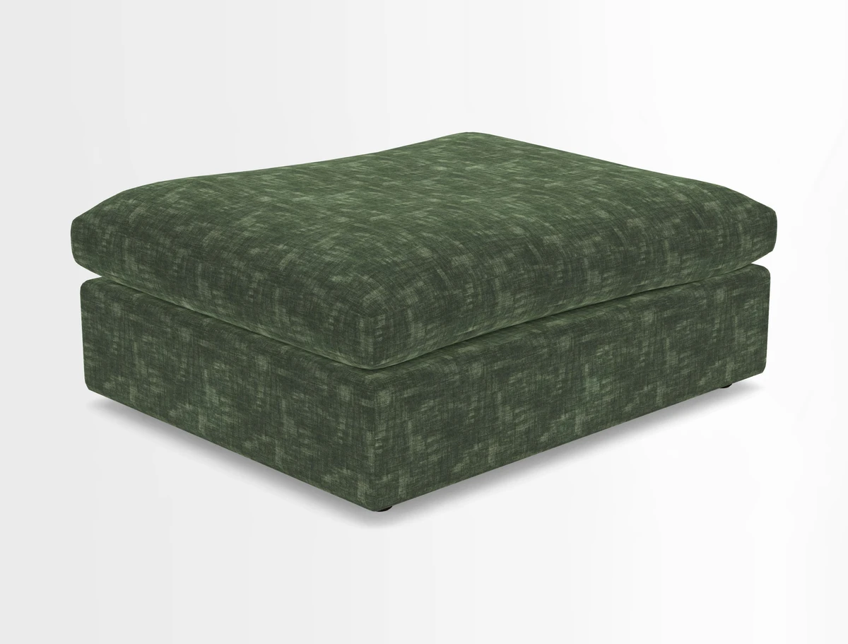 Big Softie Footstool in Two Tone Plain Biscuit