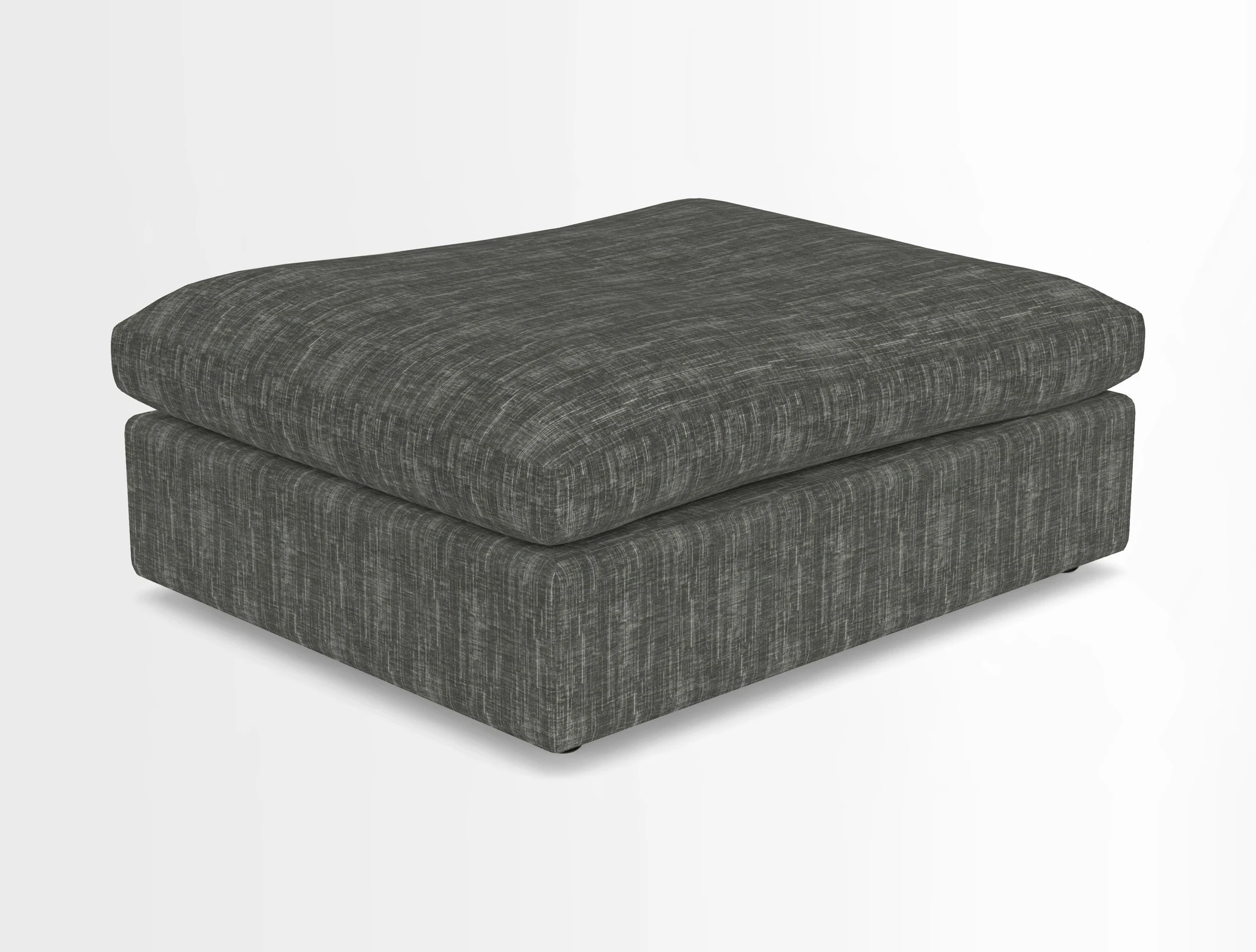 Big Softie Footstool in Two Tone Plain Biscuit