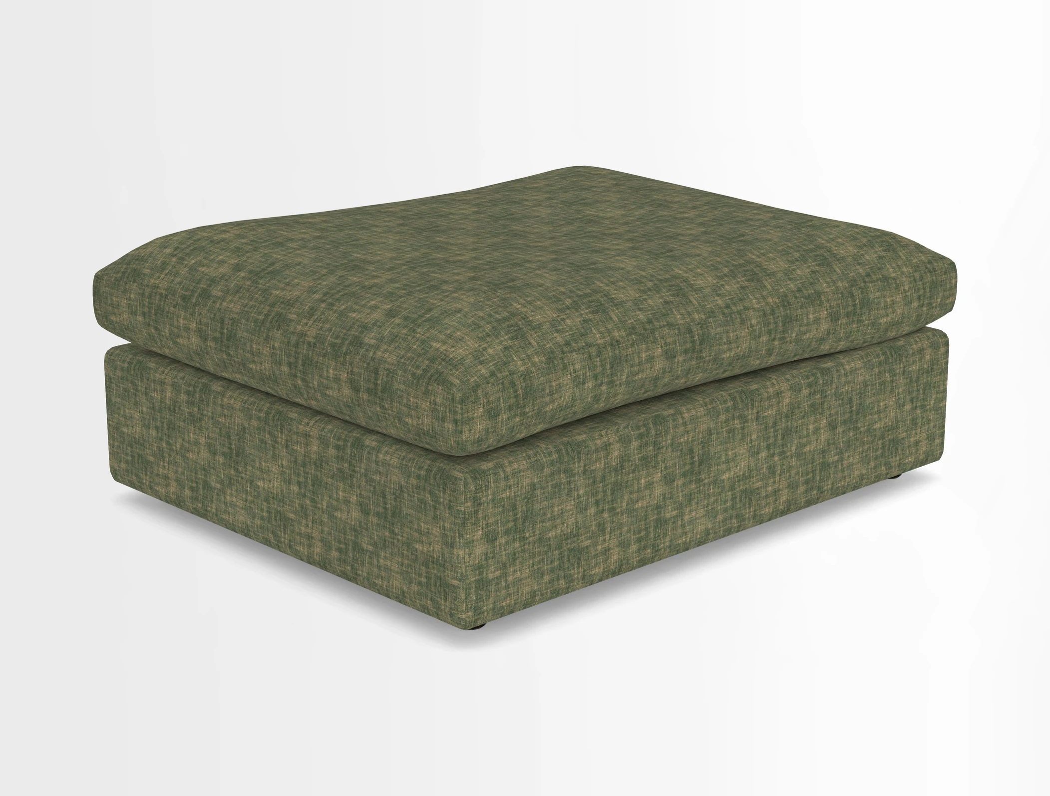 Big Softie Footstool in Two Tone Plain Biscuit