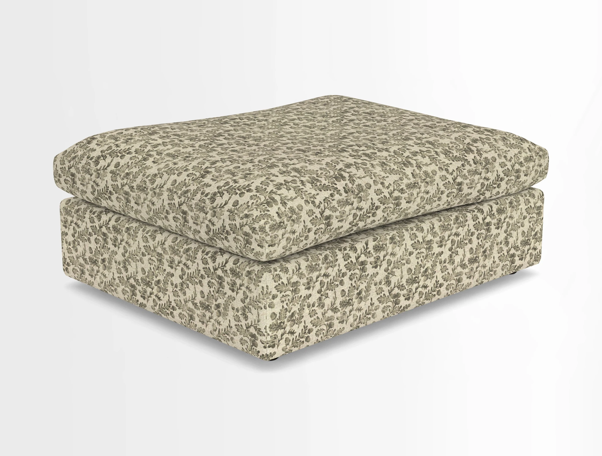 Big Softie Footstool in Two Tone Plain Biscuit