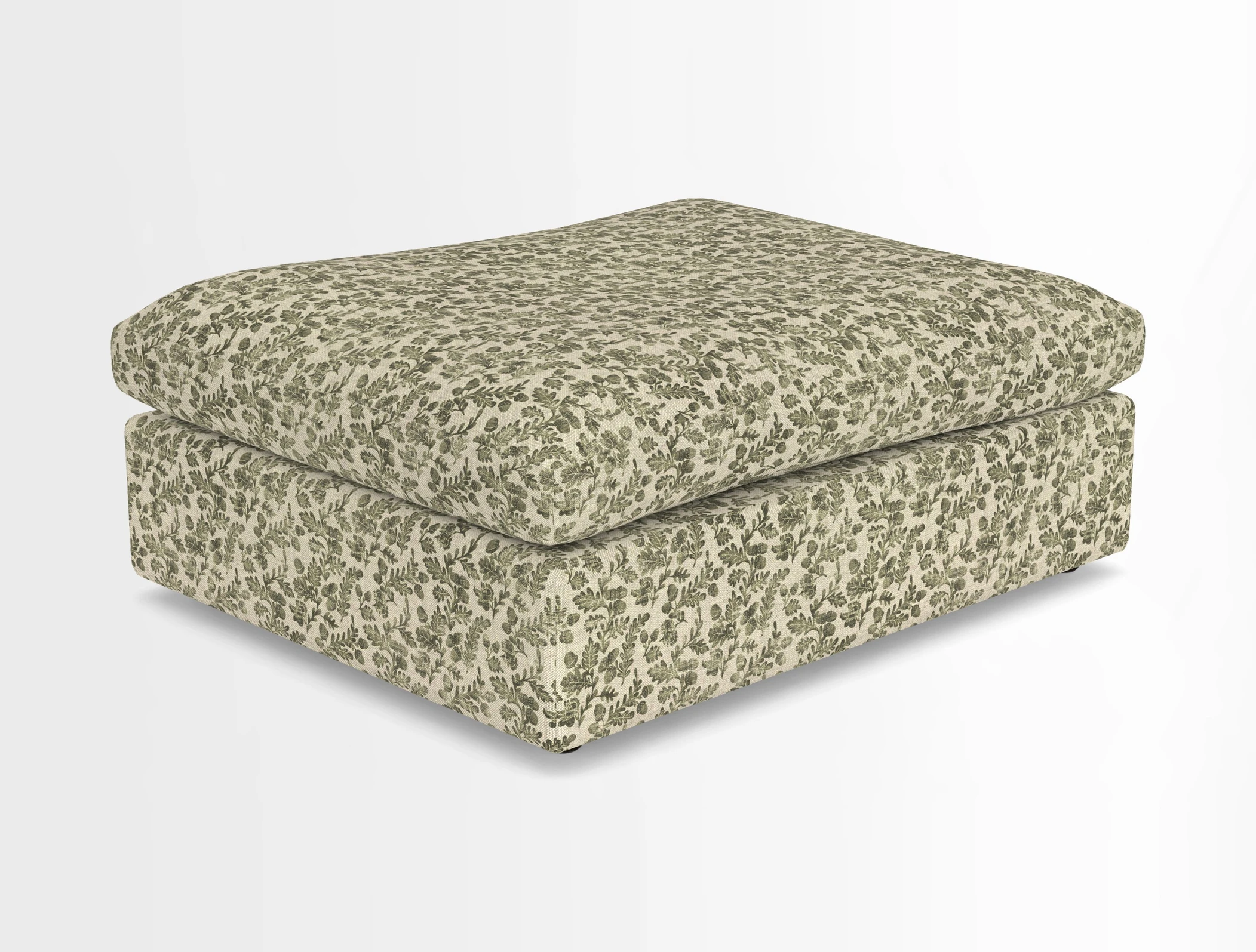 Big Softie Footstool in Two Tone Plain Biscuit