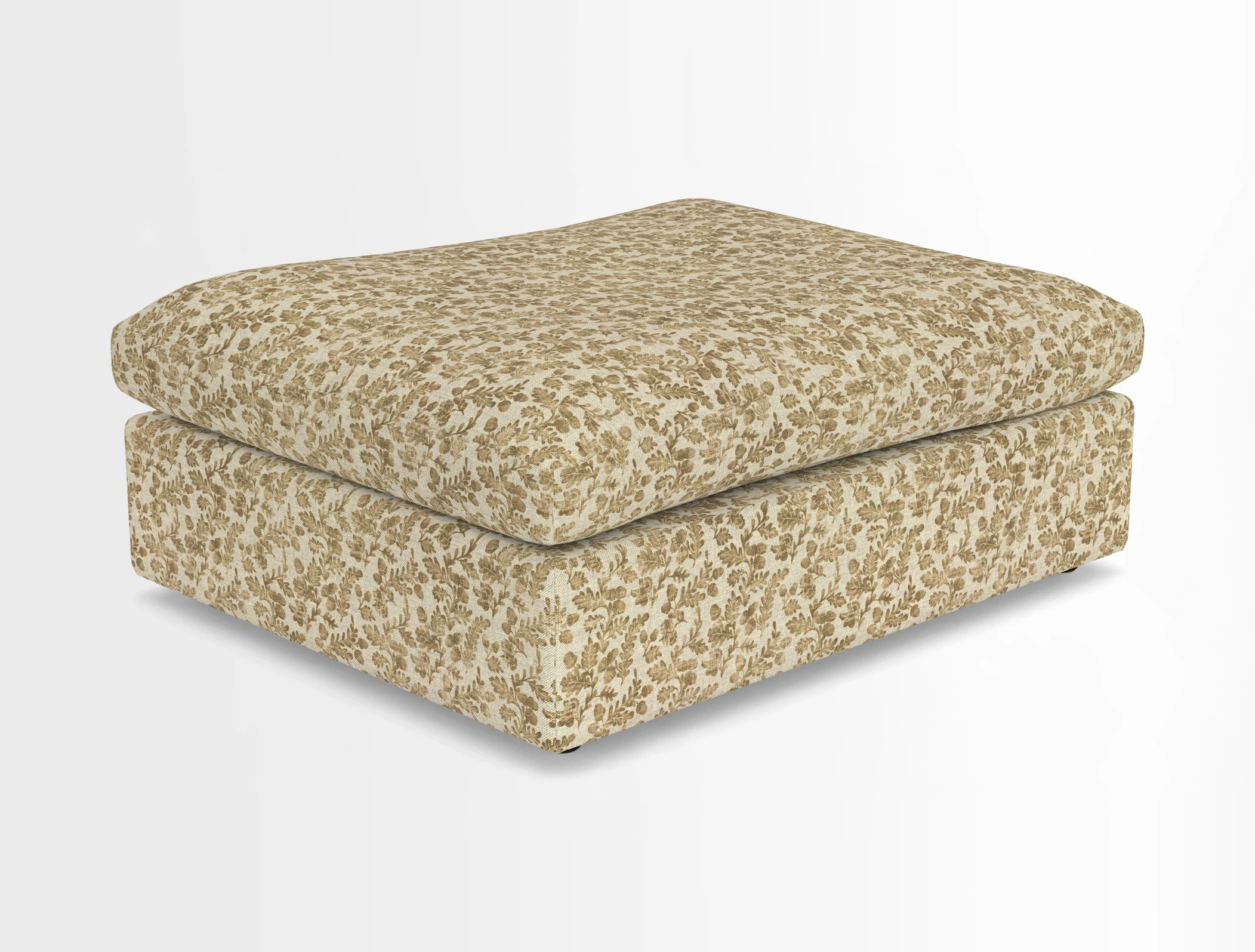 Big Softie Footstool in Two Tone Plain Biscuit