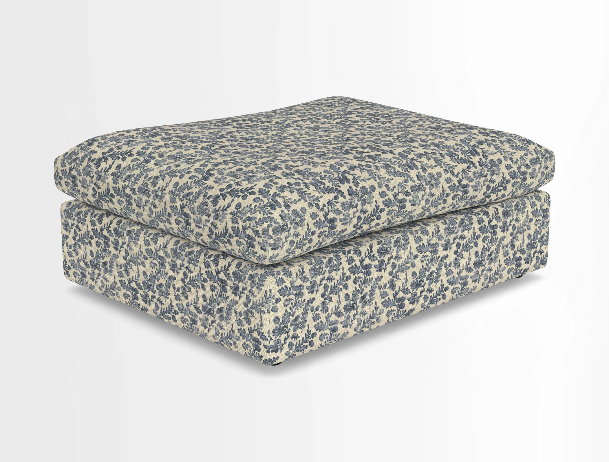 Big Softie Footstool in Two Tone Plain Biscuit