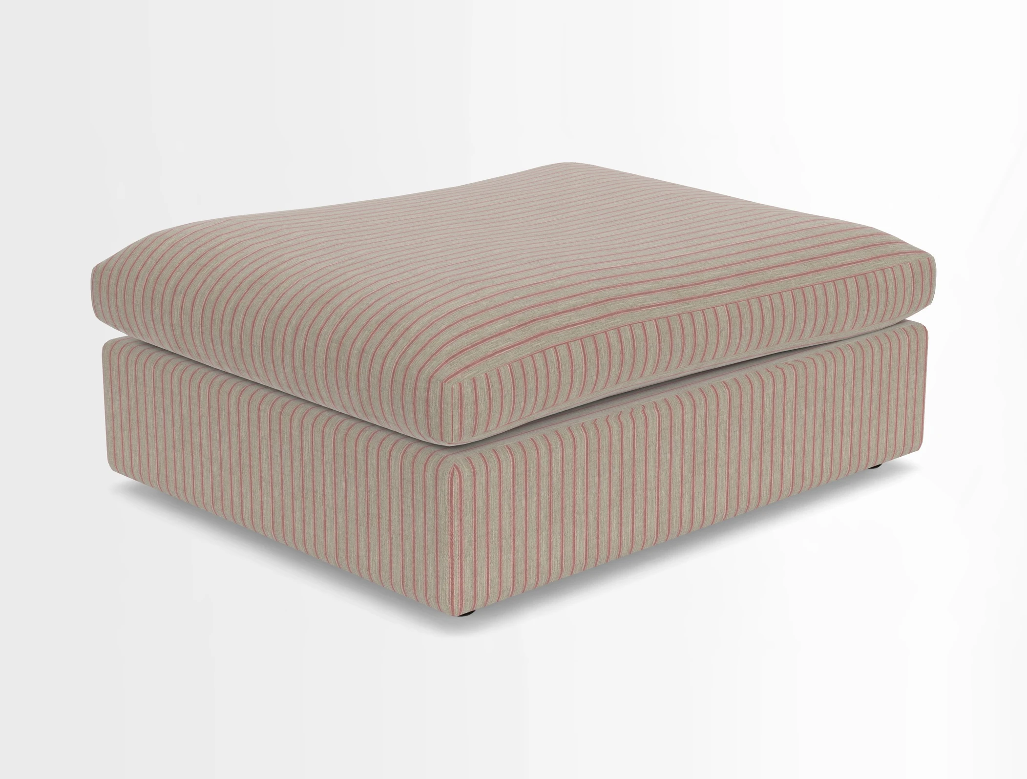 Big Softie Footstool in Two Tone Plain Biscuit