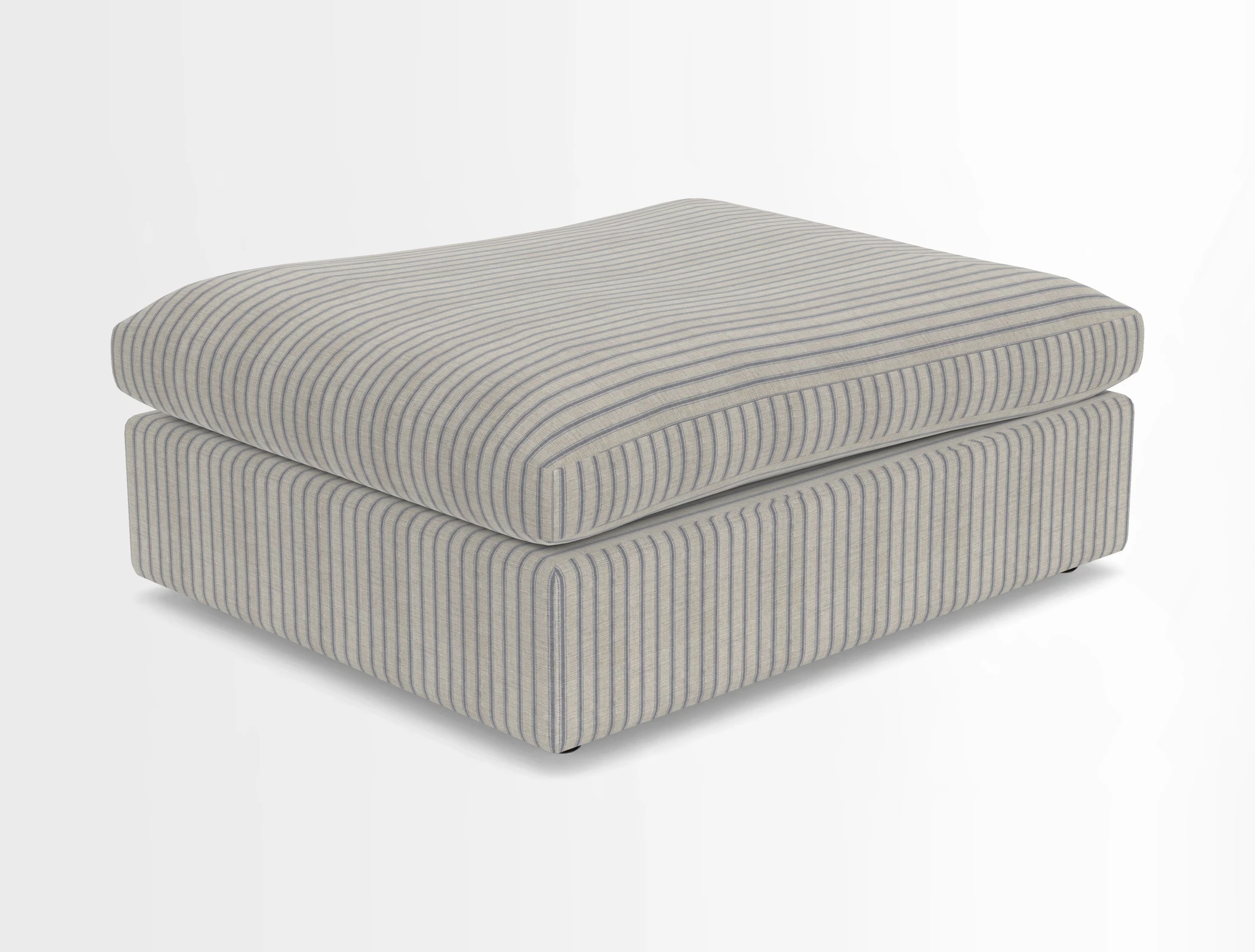 Big Softie Footstool in Two Tone Plain Biscuit