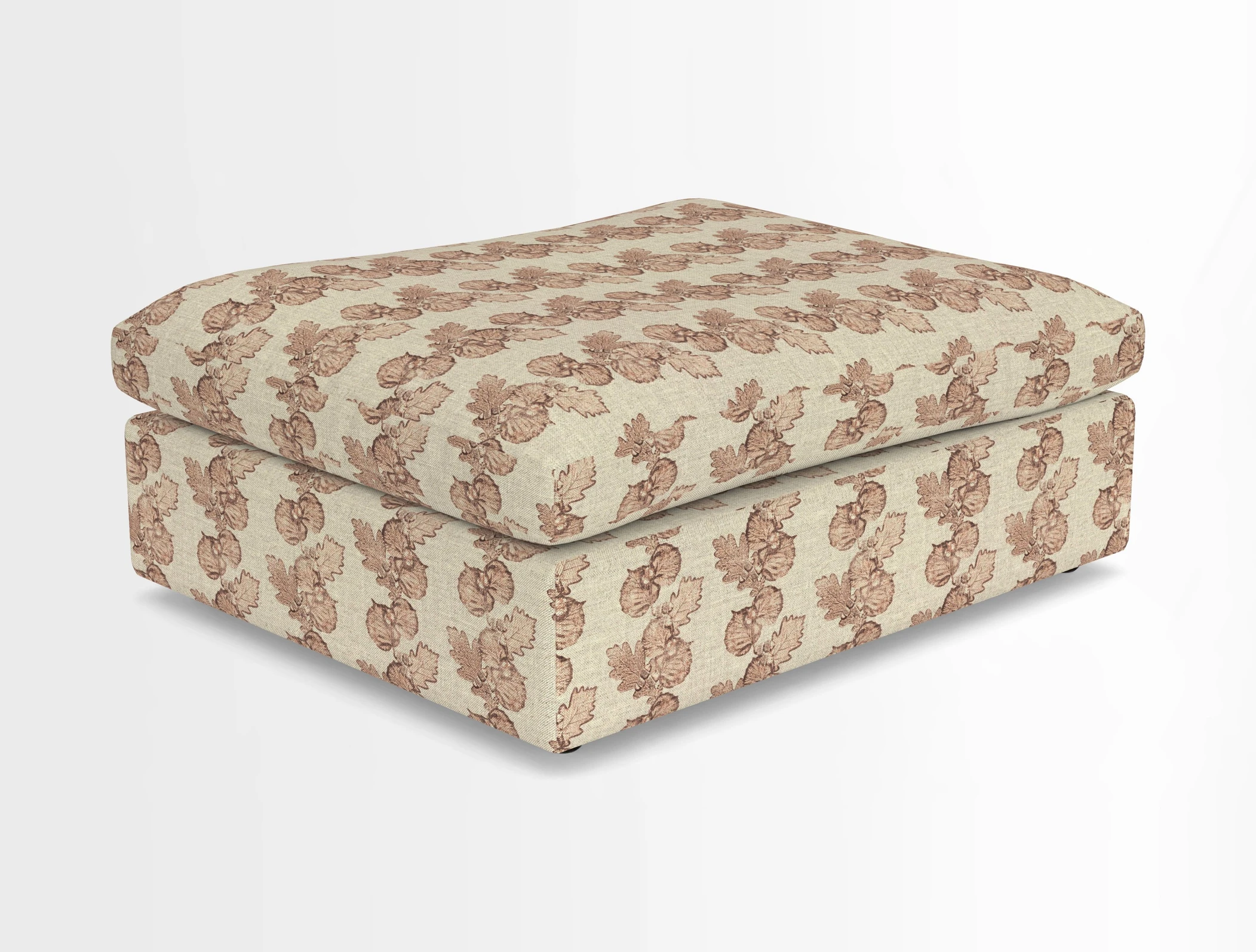 Big Softie Footstool in Two Tone Plain Biscuit