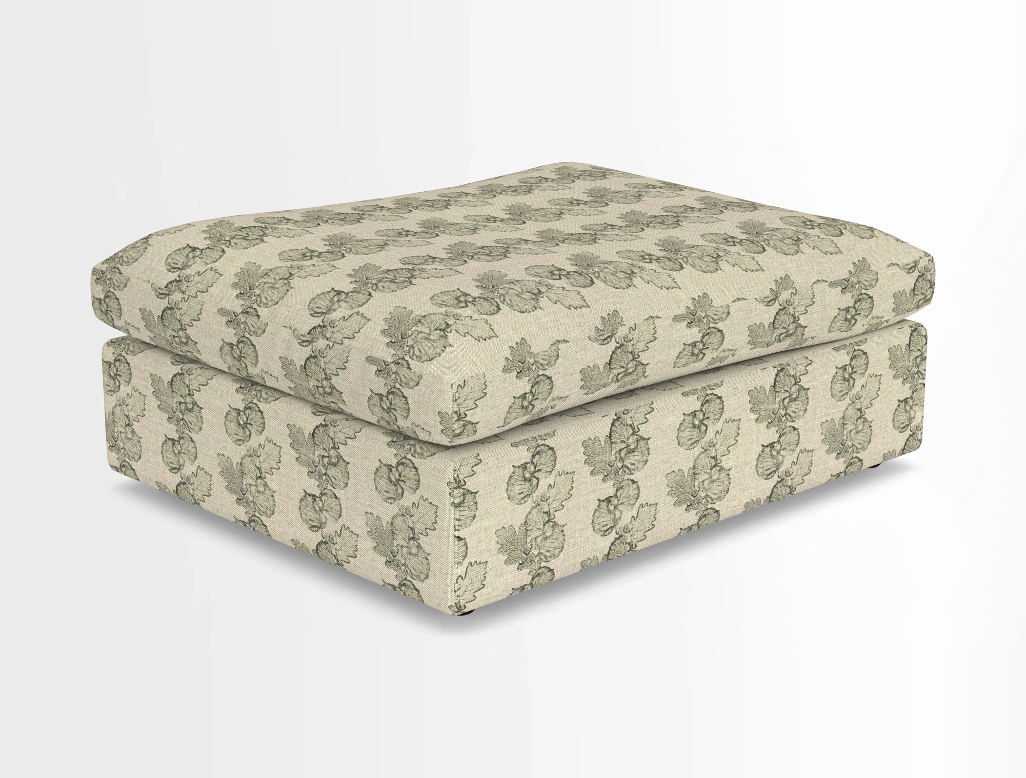Big Softie Footstool in Two Tone Plain Biscuit